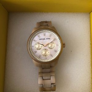 Women’s Turtle Shell Band Michael Kors Watch